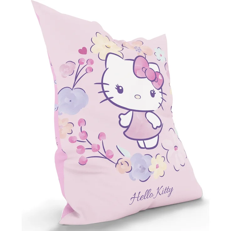 Green Bean® Kinder Sitzsack Hello Kitty 100x135cm mit 270 Liter hochwertiger EPS Perlen Füllung und waschbarem Motiv Wechsel-Bezug aus 100% Baumwoll – Bild 2
