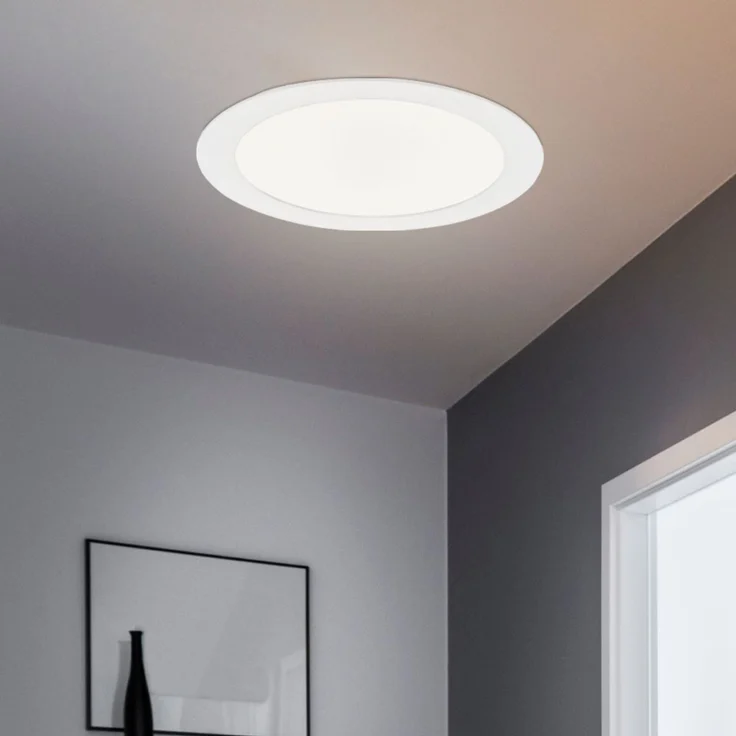LED Einbau Panel, 1980 Lumen, neutralweiß, rund, D 22,8 cm – Bild 2