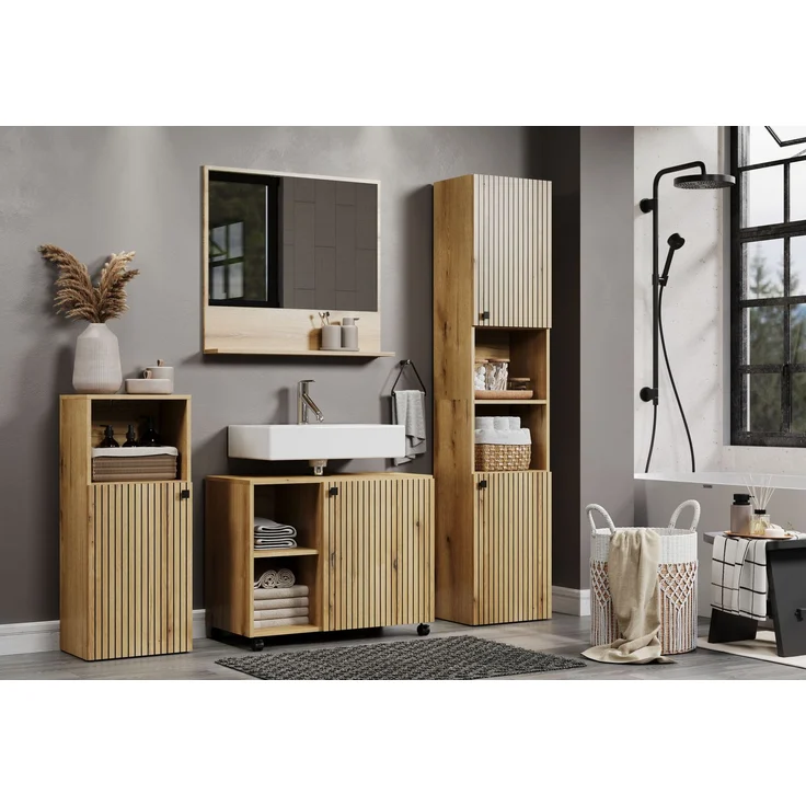 Badmöbel Set Bliss in Evoke Eiche 180 cm – Bild 10