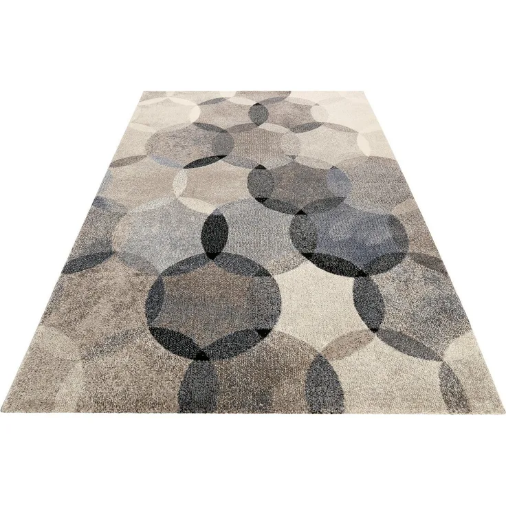 Esprit Teppich Modernina, rechteckig, Höhe: 13 mm, weicher Kurzflor in modernem Design, Wohnzimmer, Schlafzimmer, bunt