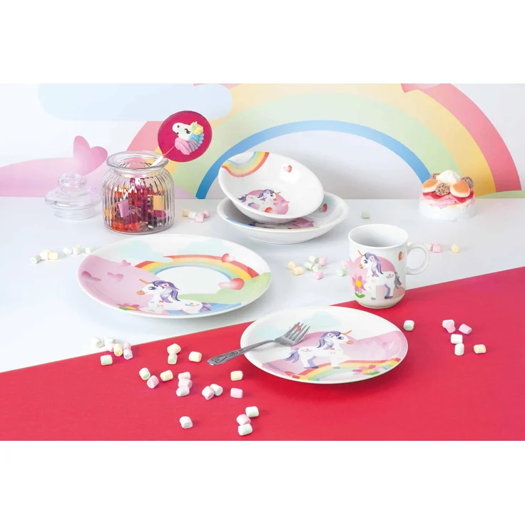 Seltmann Weiden Compact Kindergeschirr Set 3-teilig - Mein kleines Einhorn – Bild 7