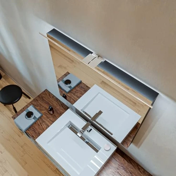 kalb Aufbauleuchte Eloria LED Spiegelschrankleuchte mit Energiebox 12VDC 230V Neutralweiß, an der Energiebox, Neutralweiß – Bild 3