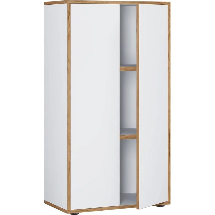 VCM Büroschrank Salia 920726 Weiß H. 110 x B. 60 x T. 33 cm – Bild 5