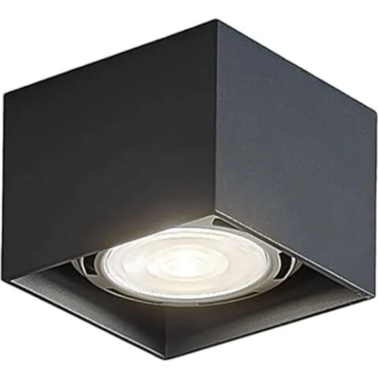 Arcchio Strahler Mabel, Deckenlampe 1-flammig aus Aluminium in modernem Design, GU10 für Küche und Wohnräume – Bild 1