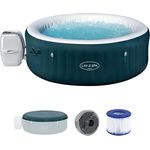 Bestway Lay-Z Spa Miami Energy Whirlpool, 6 Personen, 908 L, Sprudelmassage mit 140 AirJet™-Düsen, Grün, Ø 196 x 66 cm