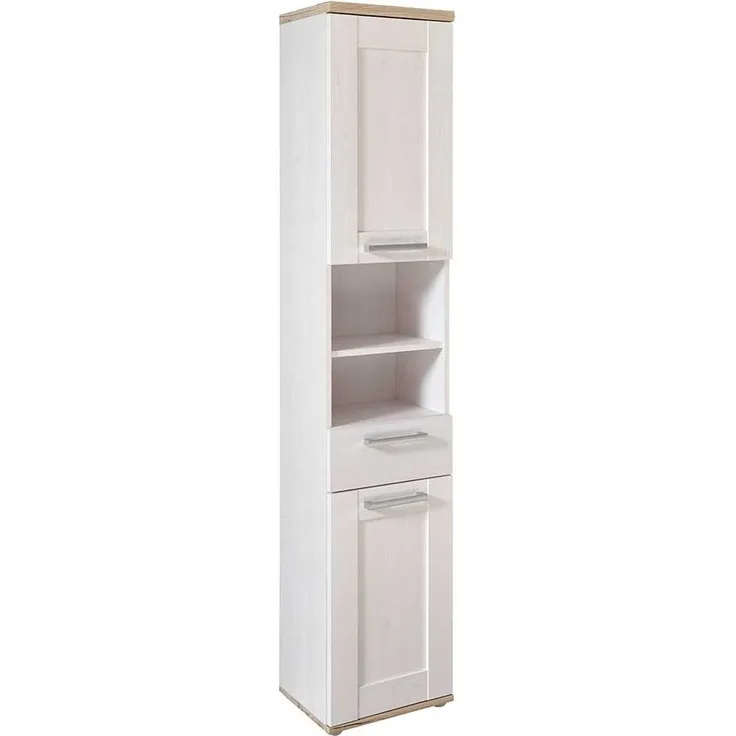 Hochschrank Romy / Romance, Holzwerkstoff, Holzfarben, 39 x 190 x 33 cm