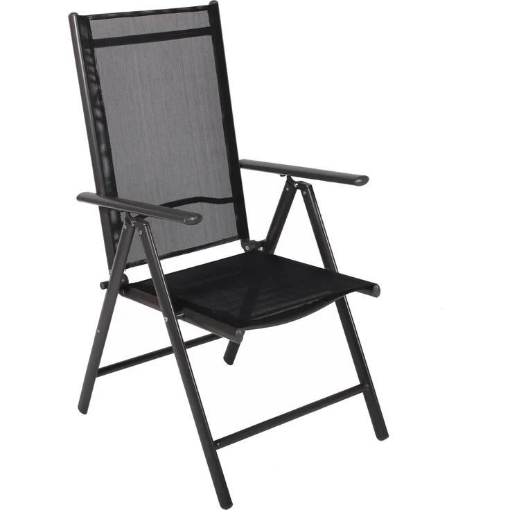 VCM Gartenstuhl Miami 916728 Anthrazit H. 105 x B. 56 x T. 65 cm – Bild 3