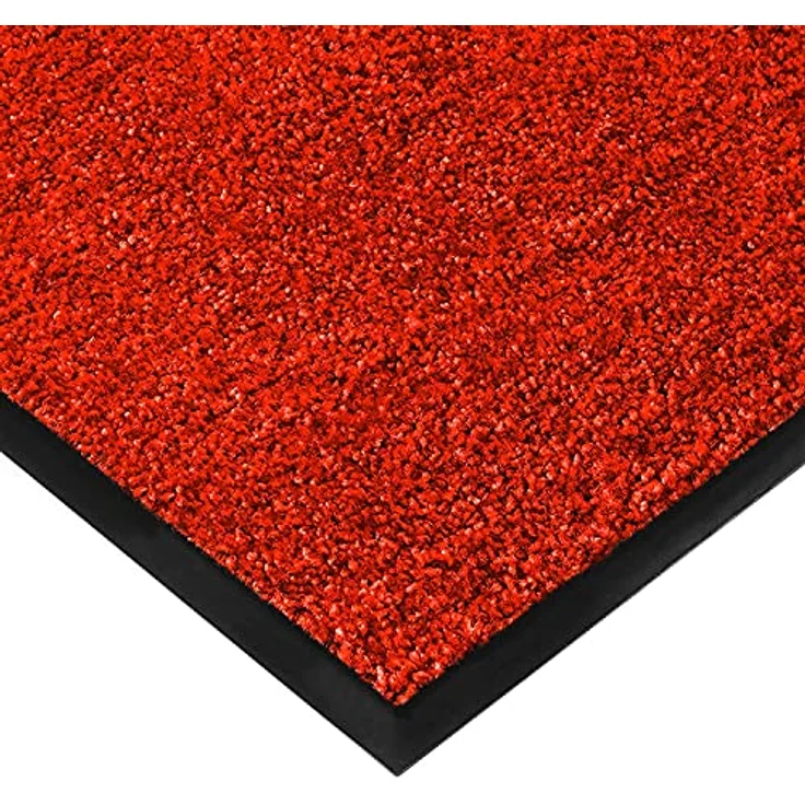 etm® Schmutzfangmatte - Fußmatte in vielen Größen - Türmatte Fußabstreifer für Haustür innen und außen (Rot, 90x600 cm) – Bild 6