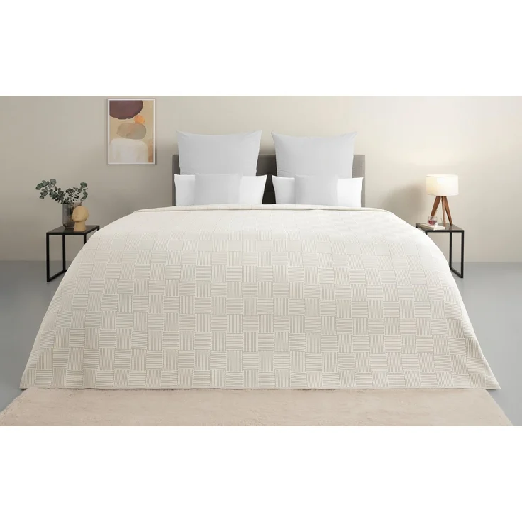 OTTO home Tagesdecke Luisa, mit grafischem Muster, ab Größe 140x210 cm – Bild 1
