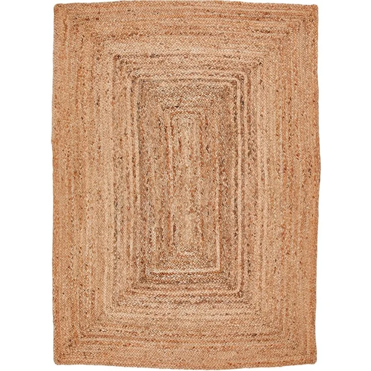 LUXOR living Teppich Salo, rechteckig, Höhe: 6 mm, Juteteppich, handgeflochten, Flecht Design, 100% Naturfaser – Bild 2