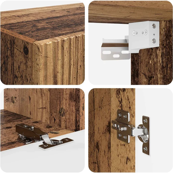 vidaXL TV-Schrankset 5 pcs Altholz Holzwerkstoff 3409103 – Bild 10