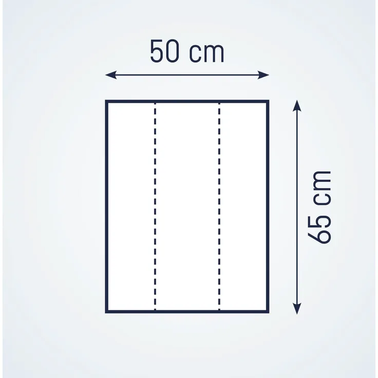 Julius Zöllner Wickelauflage 2-Keil Mulde Folie Night & Day 60/71