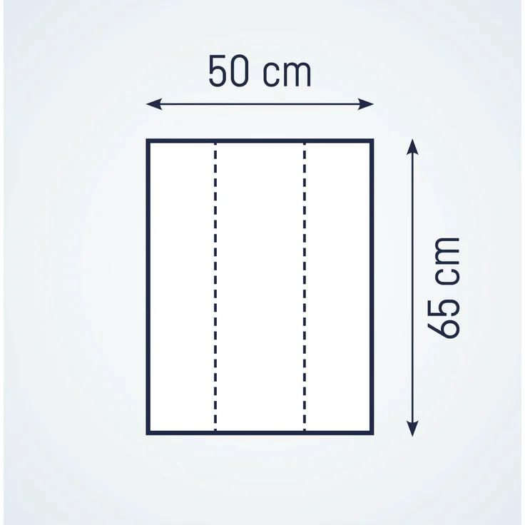 Julius Zöllner Wickelauflage 2-Keil Mulde Folie Night & Day 60/71