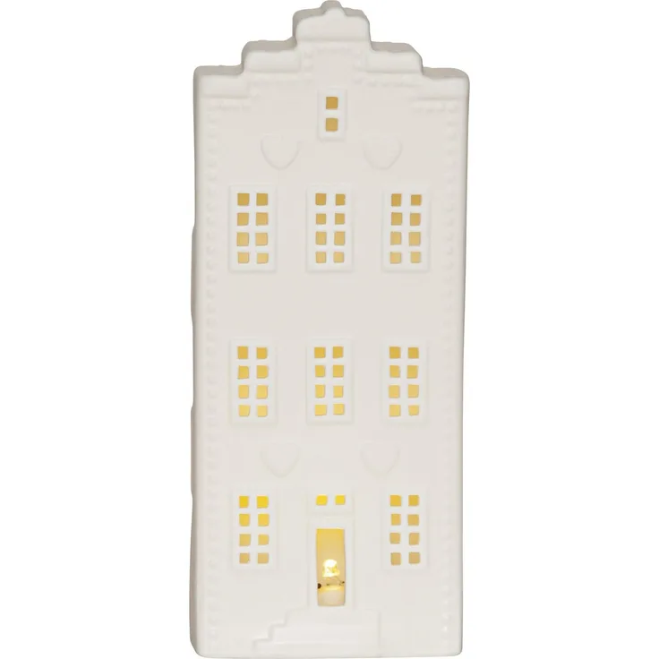 Lichthaus Vinter Keramik LED Timer warmweiß H 21cm