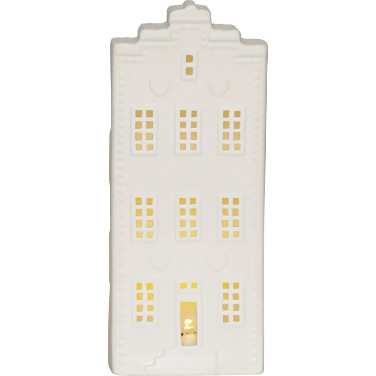 Lichthaus Vinter Keramik LED Timer warmweiß H 21cm