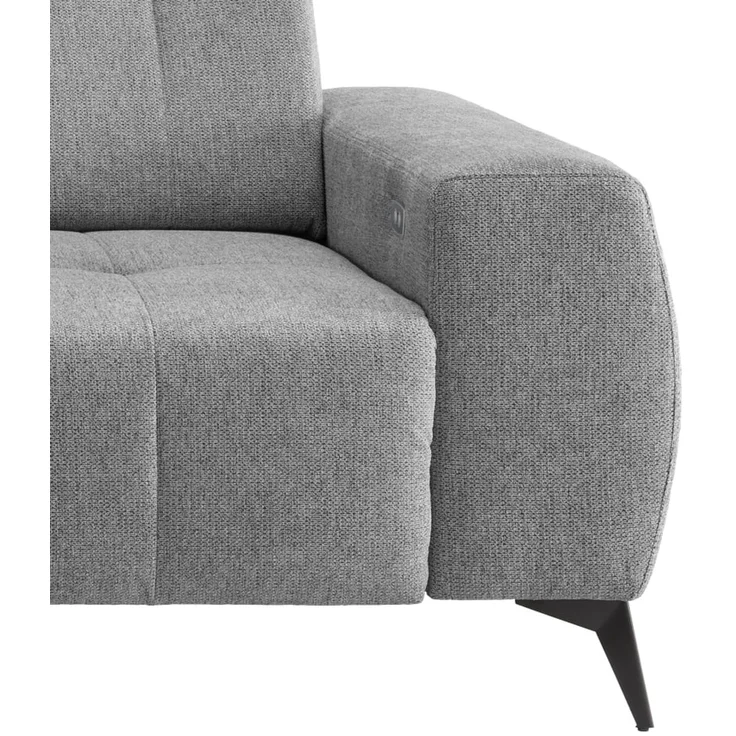 Ecksofa Sano von Benformato mit Elektrofunktion und verstellbaren Kopflehnen, bezogen mit hochwertigem Corto Stoff in wählbaren Farben – Bild 5