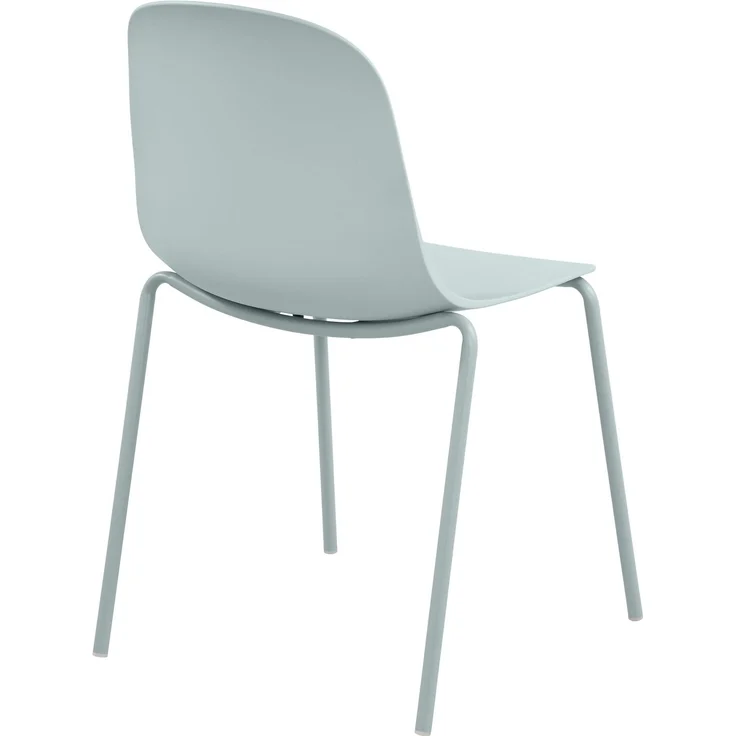 CLP Stapelstuhl Hardin mit ergonomischer Kunststoffschale und stabilem Metallgestell - Farbe:türkis – Bild 6