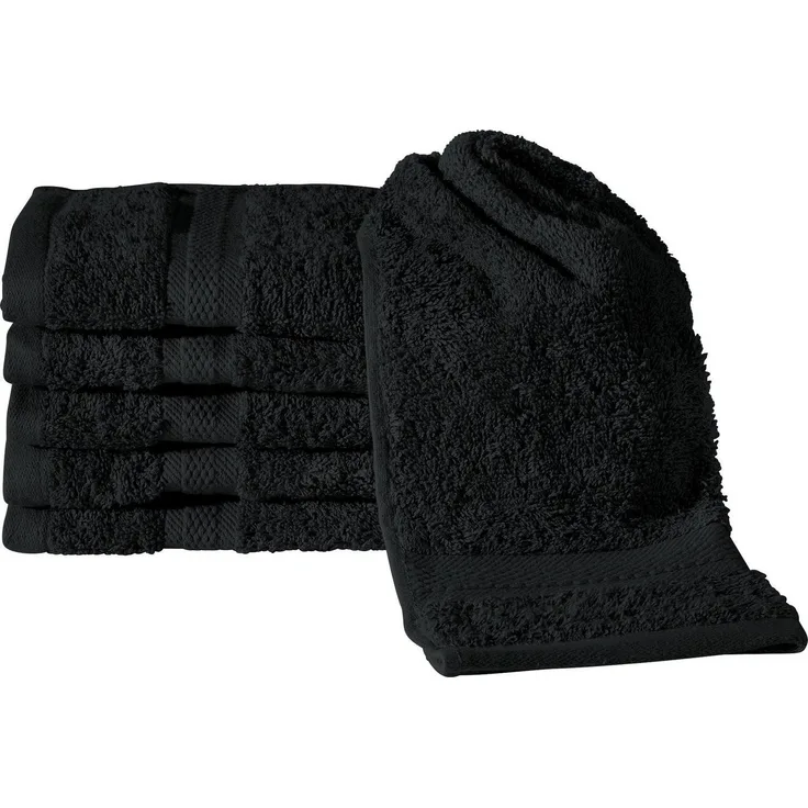 REDBEST Gästehandtuch Gästetuch "Chicago" 6er-Pack, Frottier (6-St), Walk-Frottier Uni