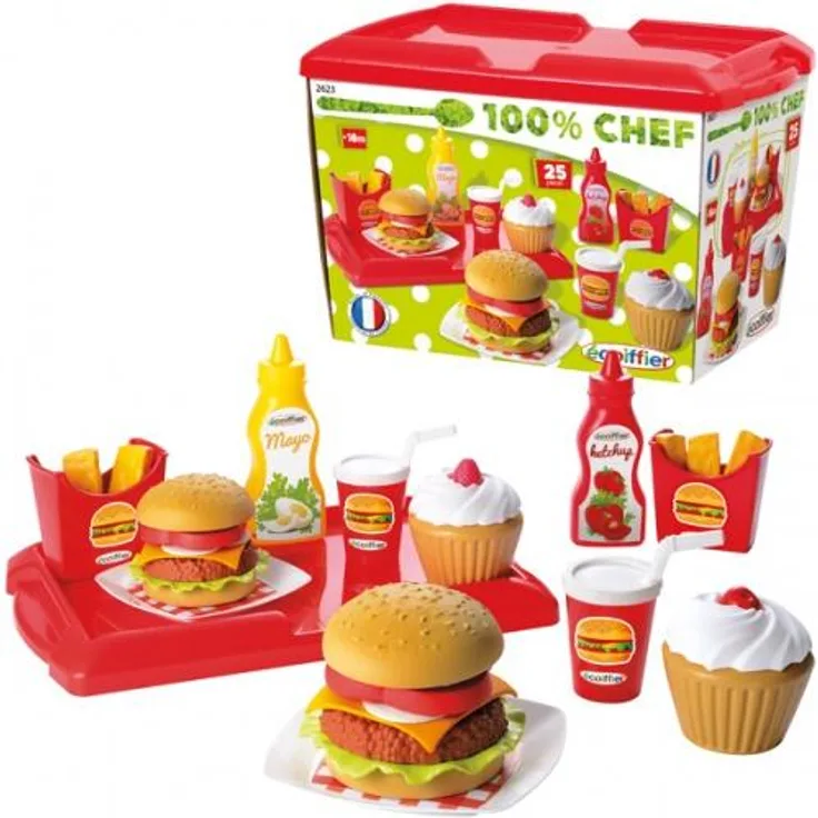 Hamburger Set mit Zubehör