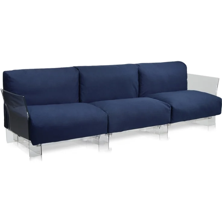 Kartell Pop Sofa Gänsedaunen/Baumwollstoff – Bild 1