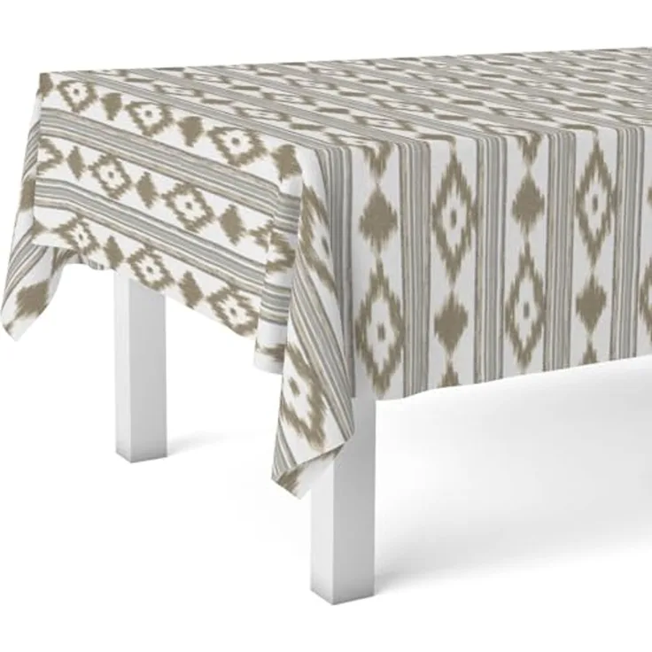 Martina Home Tischdecke, Wachstuch, Malorqui, Braun, 100 x 140 cm
