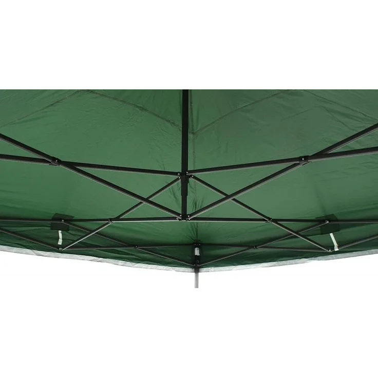 All Seasons Gazebos 3x3 m vollständig wasserdichtes Faltpavillon mit 4 Seitenteilen - Grün – Bild 7
