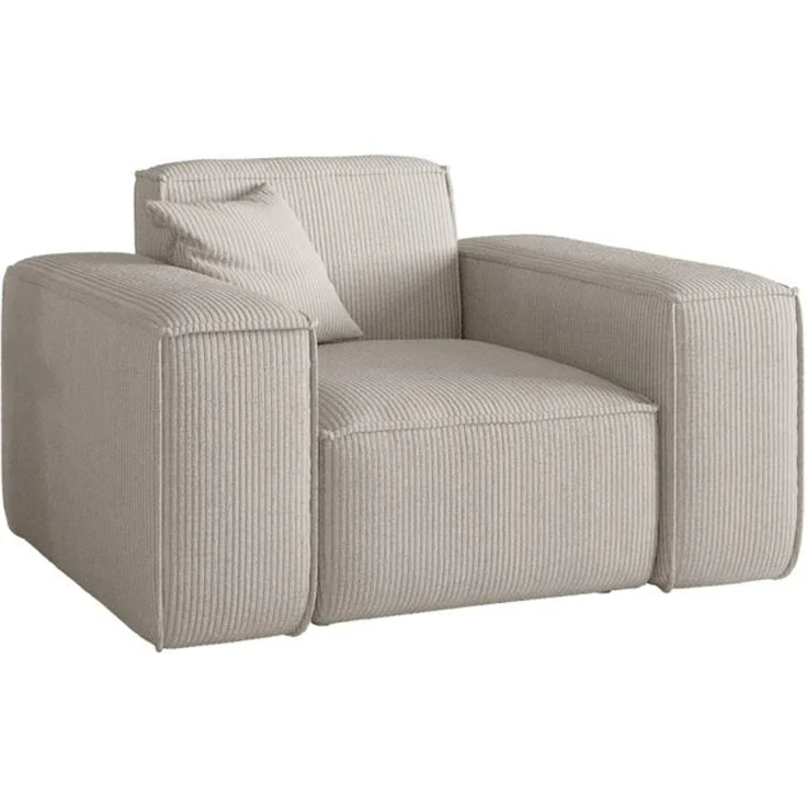 Sessel Designersessel CELES PREMIUM in Stoff Scala Hellbeige – Bild 2
