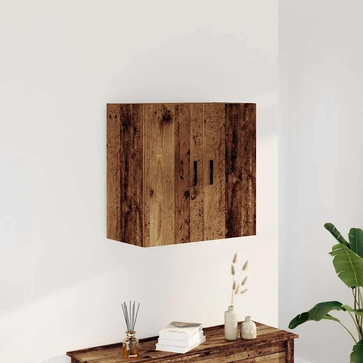 vidaXL Wandschrank Altholz-Optik 60x31x60 cm Holzwerkstoff 857306 – Bild 2