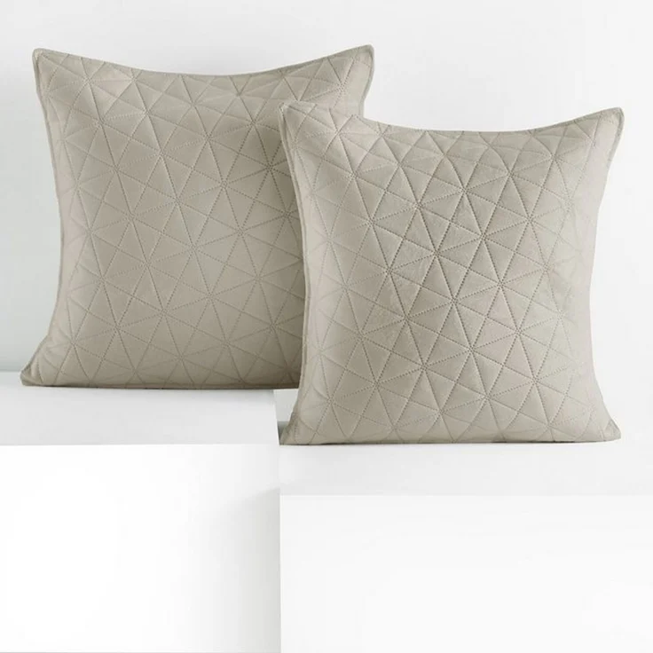 Restilo Kissenbezug Kissen Kissenbezug mehre Größen 2er Set Wohnzimmer Dekokissen, (2 Stück), 2er Set mit Samtoptik – Bild 3