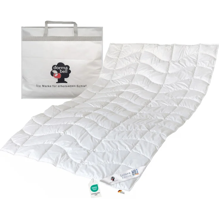 Dormabell Leinen Edition WB1 Bettdecke Sommerdecke Sommerbett 135x200 – Bild 1