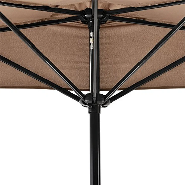 Halb-Sonnenschirm Eger Ø300 Halbrund Beige [casa. pro] – Bild 6