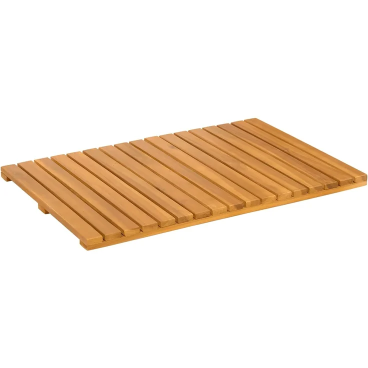 vidaXL Badematte Uni Braun 60 x 40 cm Holz 42025254 – Bild 3