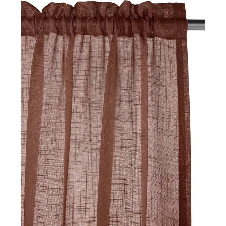 LeGer Home by Lena Gercke Gardine Marusha, Leinenoptik, halbtransparent, 1er & 2er Pack, Topseller! (2 St), Stangendurchzug, halbtransparent, Leinenoptik, grob gewebt, strukturiert, verschiedene Größen – Bild 3