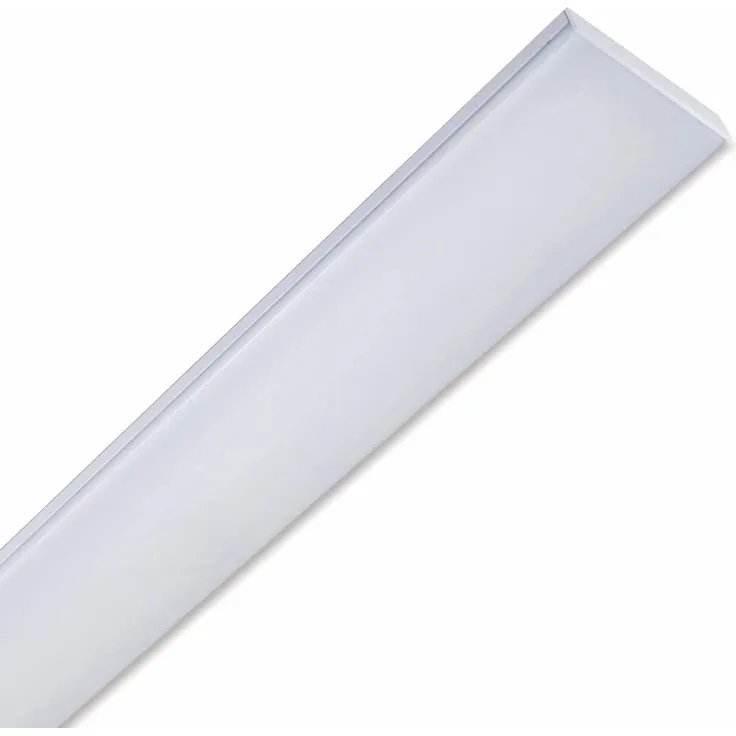 Müller Licht Flurleuchten Planus 120 Länge 120 Cm Weiß 1-flammig Rechteckig, Weiß, 20500090
