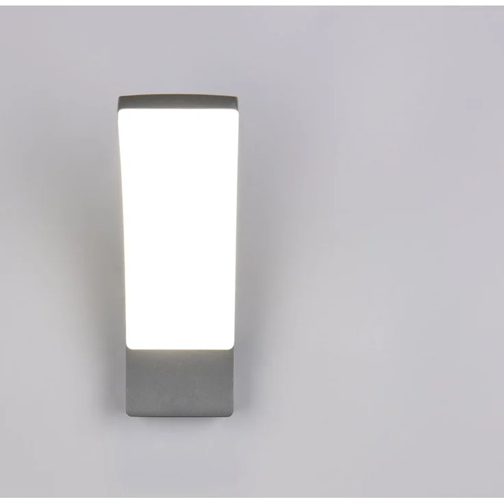 Moderne LED Außenwandleuchte BEJA aus Aluminium in Anthrazit, Höhe 22,5cm – Bild 6