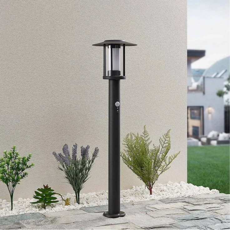 Lindby Außen-Stehlampe Gregory, LED 7 W gesamt, warmweiß – Bild 2