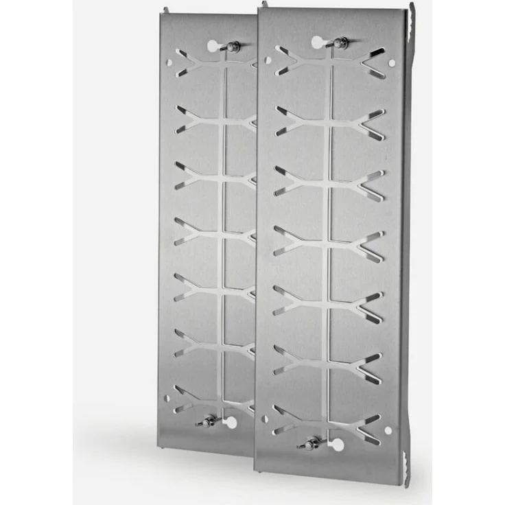 Czaja Räucherbrett Czaja Edelstahl Flammlachsbretter 2er Set - mit 180° Wendefunktion, Edelstahl, (2 er Set) – Bild 5