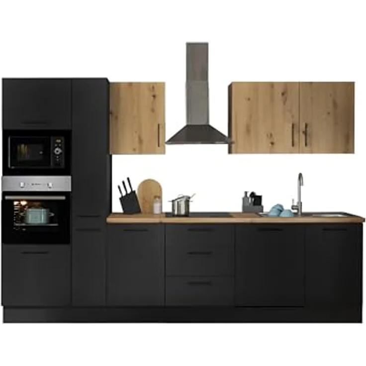 BASIC by Balculina Küchenzeile Turin, Breite 310 cm, wahlweise mit E-Geräten – Bild 3