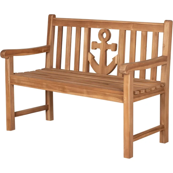 Teakholz Gartenbank - bene living - Anker 120 cm