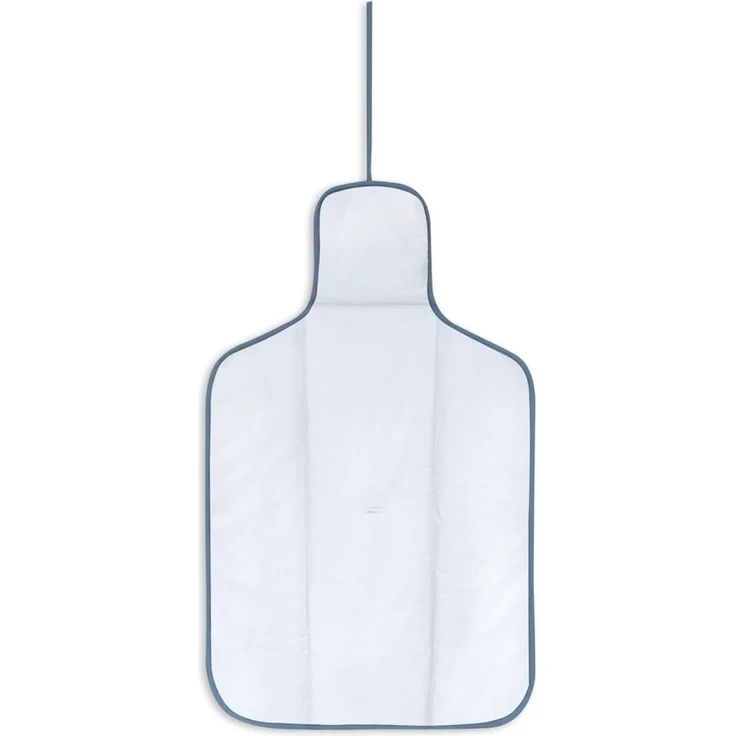 INTERBABY · Tragbare Wickelunterlage Musselin "PUNTOS" petroleum · Faltbare wasserdichte Wickelunterlage · 45x75 cm – Bild 3
