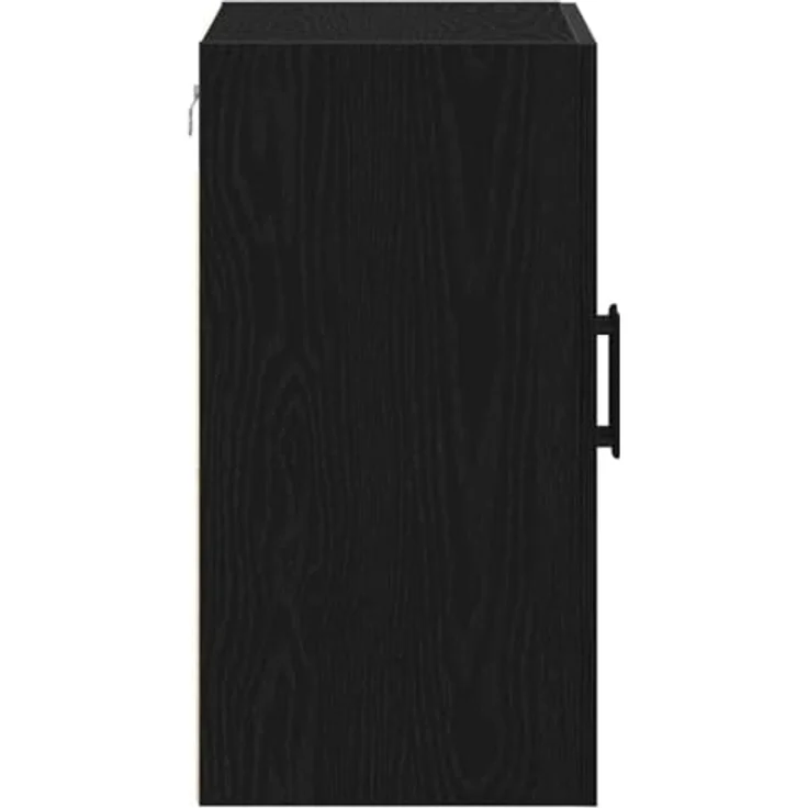 vidaXL Wandmontierter Schrank Schwarz Eichen-Optik 60 x 31 x 60 cm 862945 – Bild 8