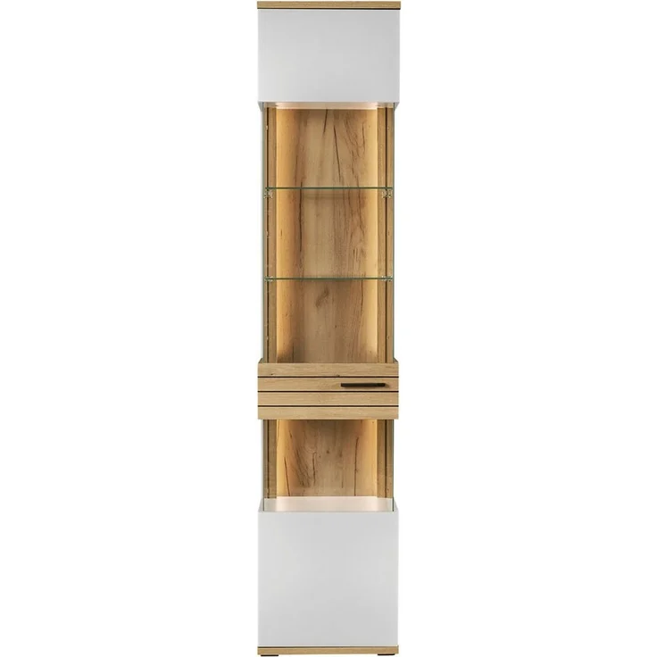 set one by Musterring Vitrine Quincy (1-St) Spiegelbildlich montierbar, in 2 Farben erhältlich, 204,7 cm hoch – Bild 2