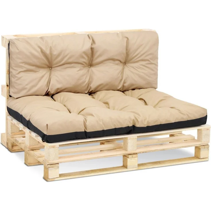 Amazinggirl Palettenkissen Palettenkissen Outdoor Waschbar - 40x120 cm Pallettensitzkissen – Bild 5