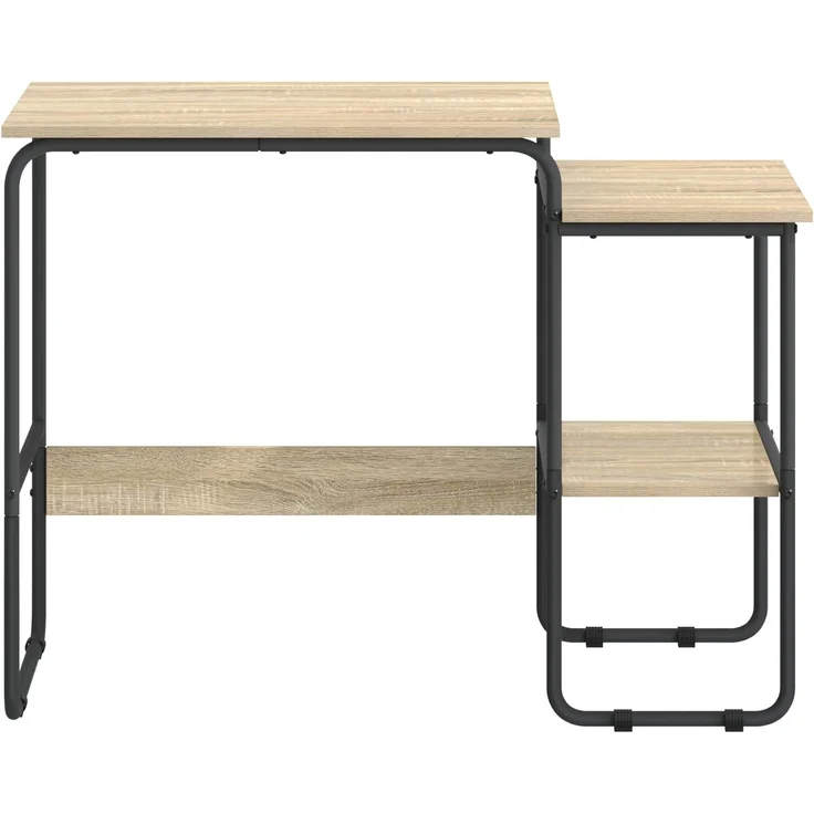 vidaXL Schreibtisch mit Stauraum Sonoma-Eiche 100 x 50 x 75 cm 8007991 – Bild 3
