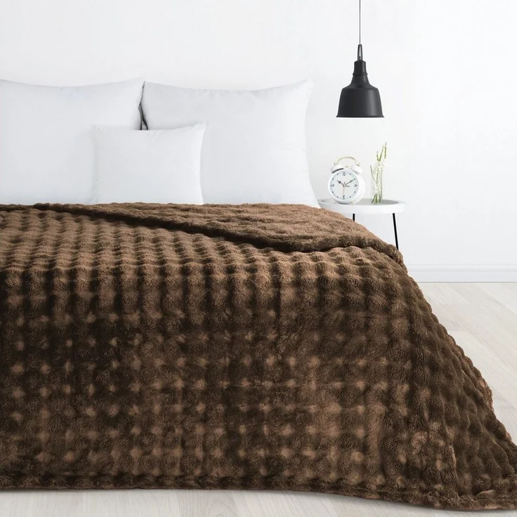Wohndecke BUBBLE, Design91, flauschige Kuscheldecke mit 3D-Muster, 350 g/m², weich & warm – Bild 2