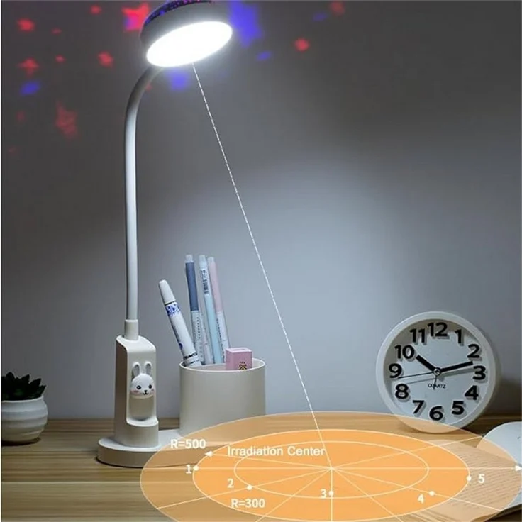 autolock LED Schreibtischlampe Schreibtischlampe,Kinder Nachttischlampe mit Stifthalter, LED wechselbar – Bild 2