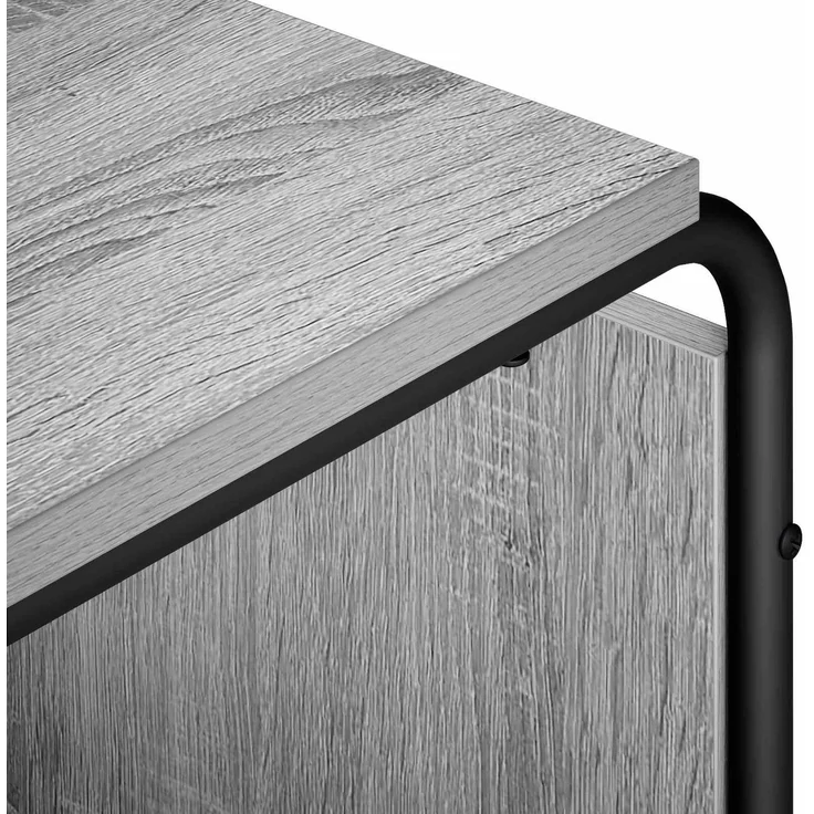 vidaXL Sideboard Sonoma-Grau 93.5 x 37.5 x 64.5 cm Holzwerkstoff 8007945 – Bild 5