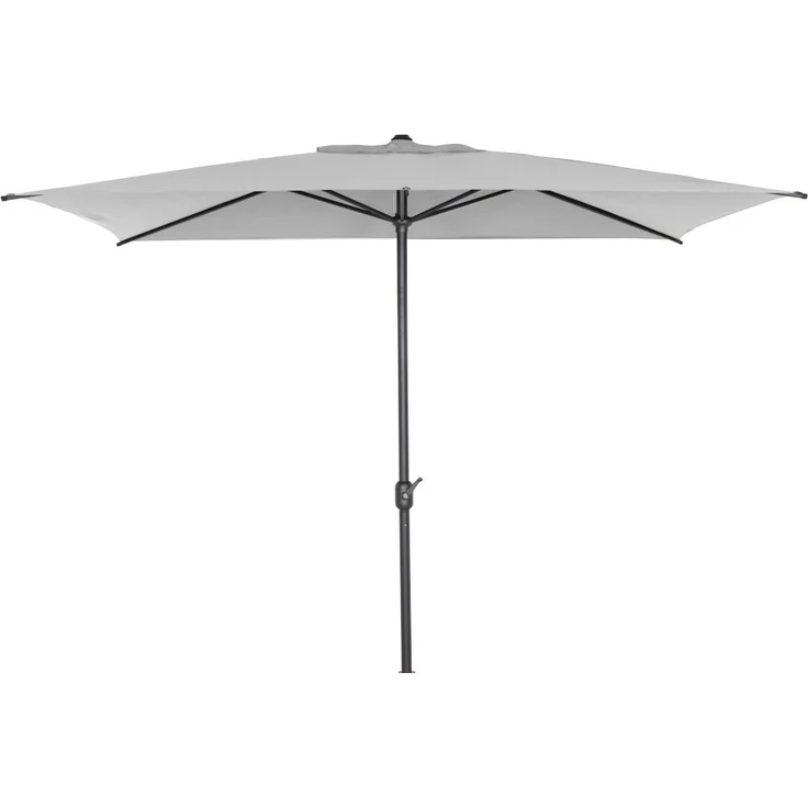 Isa Mittelstockschirm anthrazit/stone 200x300 cm – Bild 1