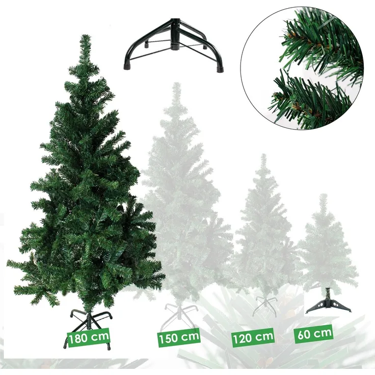 Künstlicher Weihnachtsbaum inkl. Ständer Tannenbaum Christbaum grün 180cm