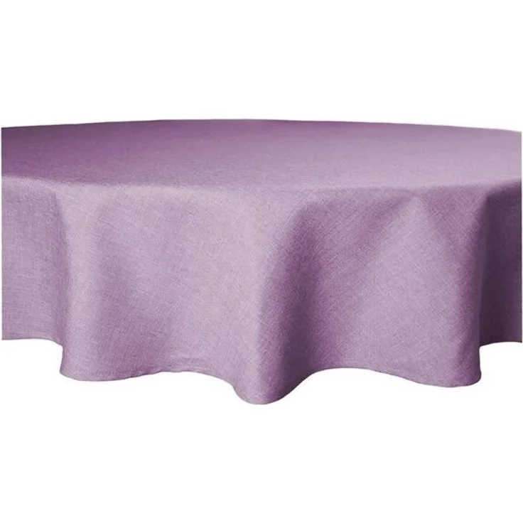 Haus und Deko Tischdecke Tischdecke rund Leinenoptik Lotuseffekt Tischwäsche Wasserabweisend (1-tlg) – Bild 4